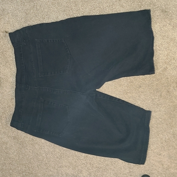 Village Jeans Black Jean Shorts - Picture 4 of 5